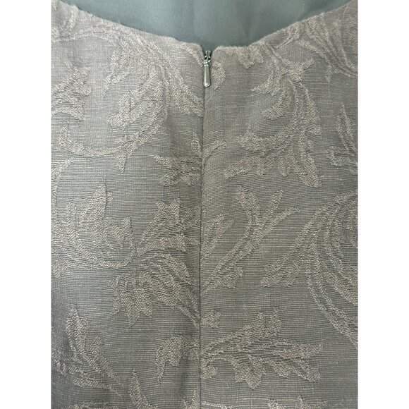 Emanuel Ungaro Sleeveless Top Floral Textured Black Blouse Womens US Size 10 - Picture 5 of 8